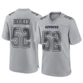 Crovyle D.Cowboys #52 Tyler Booker Player Gray Atmosphere Fashion Home Game Stitched Jerseys