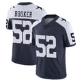 Crovyle D.Cowboys #52 Tyler Booker Player Navy-White Limited Alternate Vapor Untouchable Home Game Stitched Jerseys