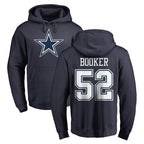 Crovyle D.Cowboys #52 Tyler Booker Player Navy Pullover Hoodies Limited Stitched Jerseys