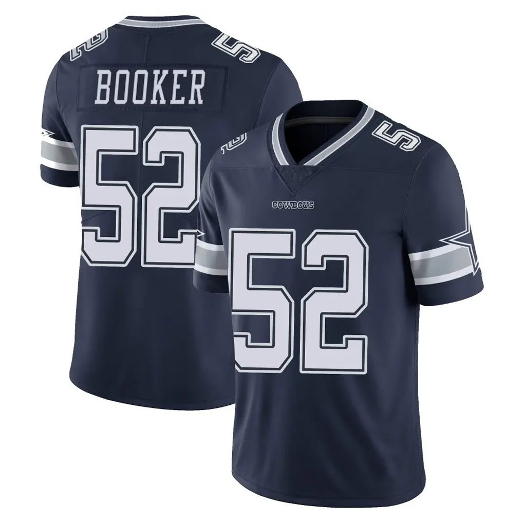 Crovyle D.Cowboys #52 Tyler Booker Player Navy Vapor Untouchable Limited Home Game Stitched Jerseys