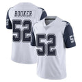Crovyle D.Cowboys #52 Tyler Booker Player White-Navy Limited Color Rush Vapor Untouchable Home Game Stitched Jerseys