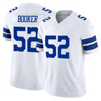 Crovyle D.Cowboys #52 Tyler Booker Player White Limited Vapor F.U.S.E. Home Game Stitched Jerseys
