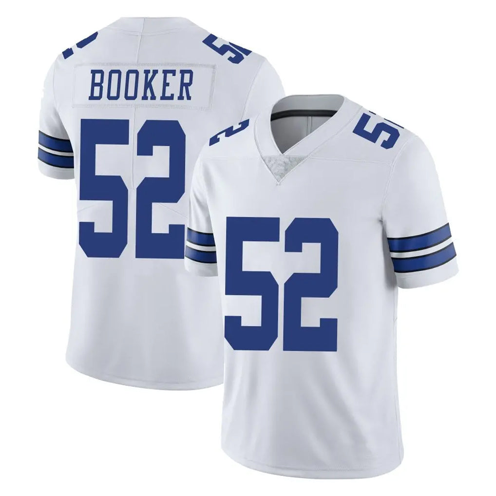 Crovyle D.Cowboys #52 Tyler Booker Player White Vapor Untouchable Limited Home Game Stitched Jerseys
