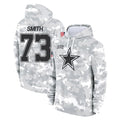 Crovyle D.Cowboys #73 Tyler Smith Player Arctic Camo Salute to Service Hoodies Limited Game Stitched Jerseys