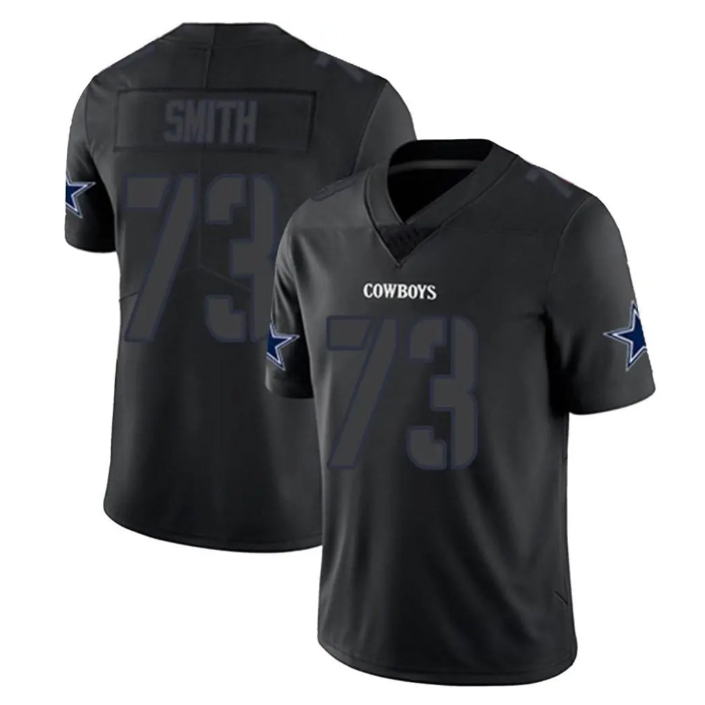 Crovyle D.Cowboys #73 Tyler Smith Player Black Impact Limited Home Game Stitched Jerseys