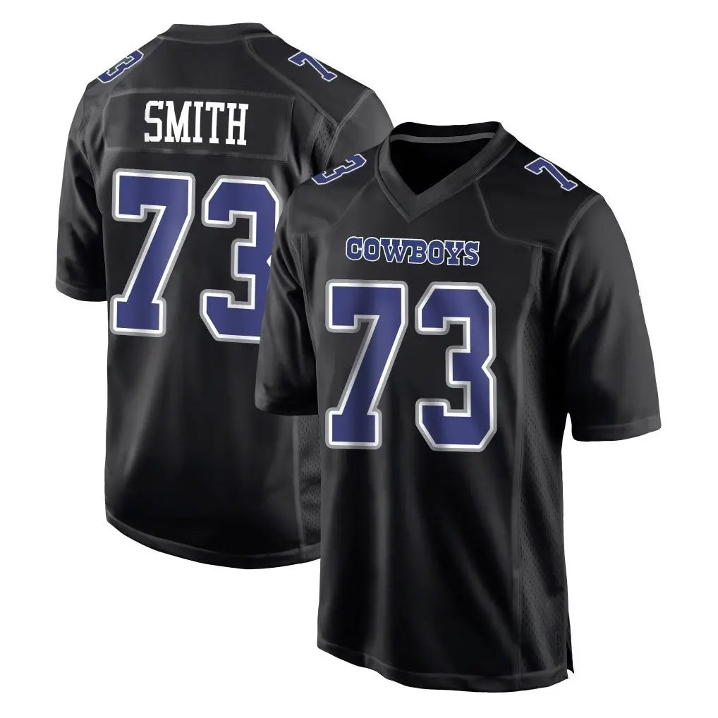 Crovyle D.Cowboys #73 Tyler Smith Player Carbon Black Fashion Home Game Stitched Jerseys