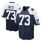 Crovyle D.Cowboys #73 Tyler Smith Player Navy-White Alternate Home Game Stitched Jerseys