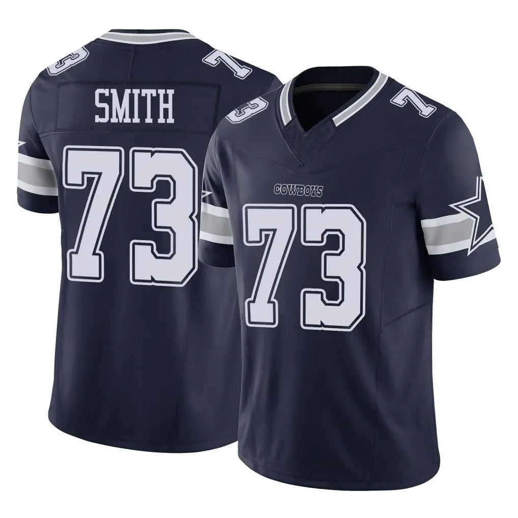 Crovyle D.Cowboys #73 Tyler Smith Player Navy Limited Vapor F.U.S.E. Home Game Stitched Jerseys