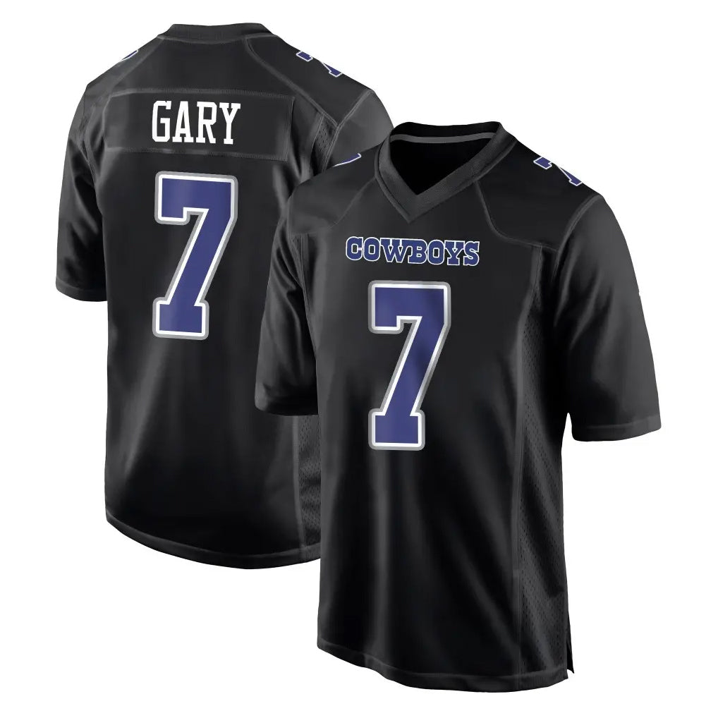 Crovyle D.Cowboys #7 Rashan Gary Player Carbon Black Fashion Home Game Stitched Jerseys