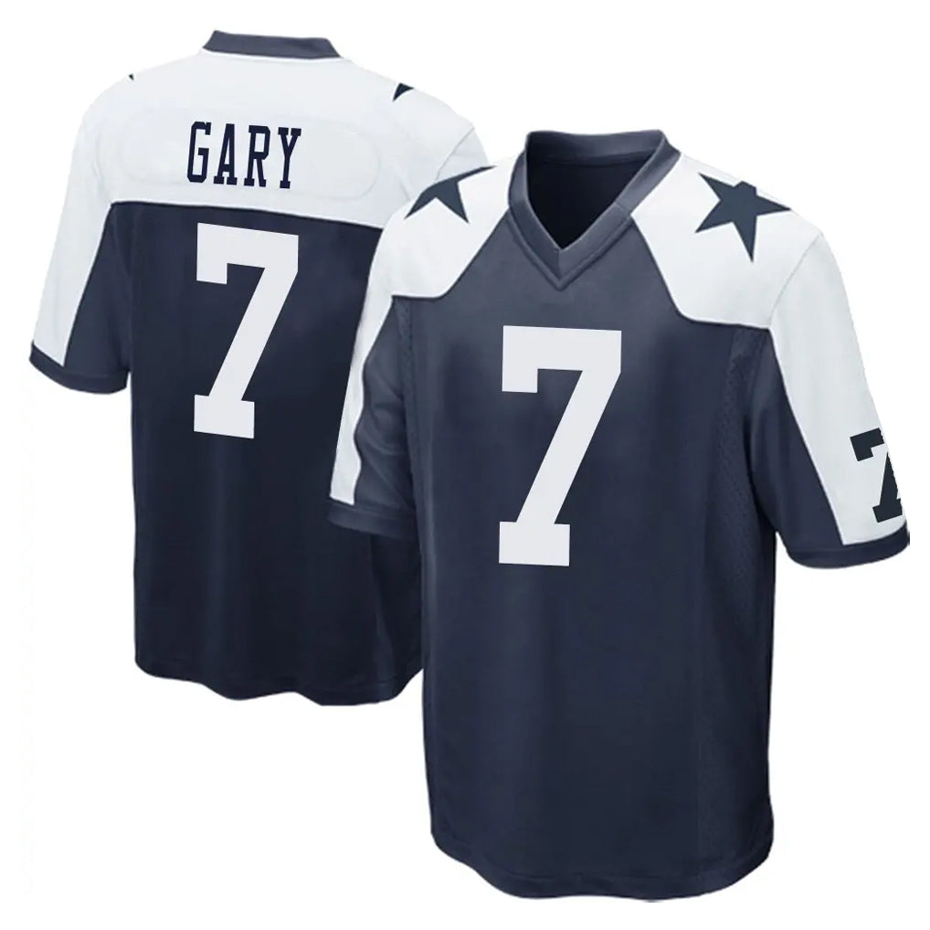 Crovyle D.Cowboys #7 Rashan Gary Player Navy-White Alternate Home Game Stitched Jerseys