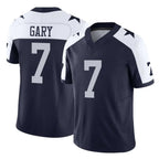 Crovyle D.Cowboys #7 Rashan Gary Player Navy-White Limited Alternate Vapor F.U.S.E. Home Game Stitched Jerseys
