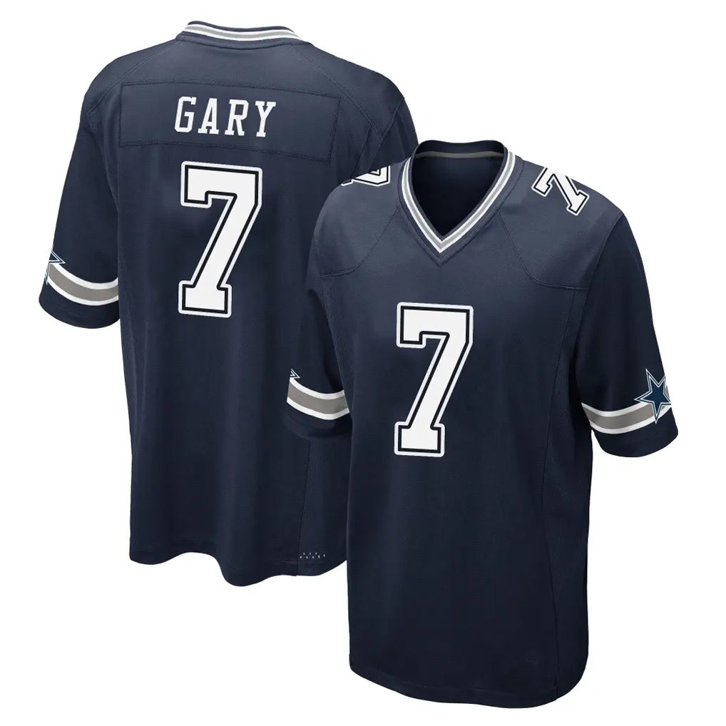 Crovyle D.Cowboys #7 Rashan Gary Player Navy Home Game Stitched Jerseys