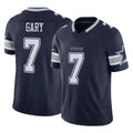 Crovyle D.Cowboys #7 Rashan Gary Player Navy Limited Vapor F.U.S.E. Home Game Stitched Jerseys