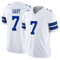 Crovyle D.Cowboys #7 Rashan Gary Player White Limited Vapor F.U.S.E. Home Game Stitched Jerseys