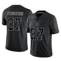 Crovyle D.Cowboys #87 Jake Ferguson Player Black Limited Reflective Home Game Stitched Jerseys