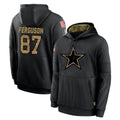 Crovyle D.Cowboys #87 Jake Ferguson Player Black Salute to Service Pullover Hoodies Limited Stitched Jerseys