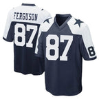 Crovyle D.Cowboys #87 Jake Ferguson Player Navy-White Alternate Home Game Stitched Jerseys