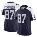 Crovyle D.Cowboys #87 Jake Ferguson Player Navy-White Limited Alternate Vapor F.U.S.E. Home Game Stitched Jerseys