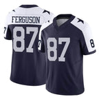 Crovyle D.Cowboys #87 Jake Ferguson Player Navy-White Limited Alternate Vapor F.U.S.E. Home Game Stitched Jerseys