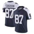Crovyle D.Cowboys #87 Jake Ferguson Player Navy-White Limited Alternate Vapor Untouchable Home Game Stitched Jerseys