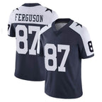 Crovyle D.Cowboys #87 Jake Ferguson Player Navy-White Limited Alternate Vapor Untouchable Home Game Stitched Jerseys
