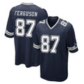 Crovyle D.Cowboys #87 Jake Ferguson Player Navy Home Game Stitched Jerseys