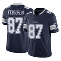 Crovyle D.Cowboys #87 Jake Ferguson Player Navy Limited Vapor F.U.S.E. Home Game Stitched Jerseys
