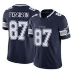 Crovyle D.Cowboys #87 Jake Ferguson Player Navy Limited Vapor F.U.S.E. Home Game Stitched Jerseys