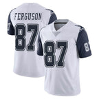 Crovyle D.Cowboys #87 Jake Ferguson Player White-Navy Limited Color Rush Vapor Untouchable Home Game Stitched Jerseys