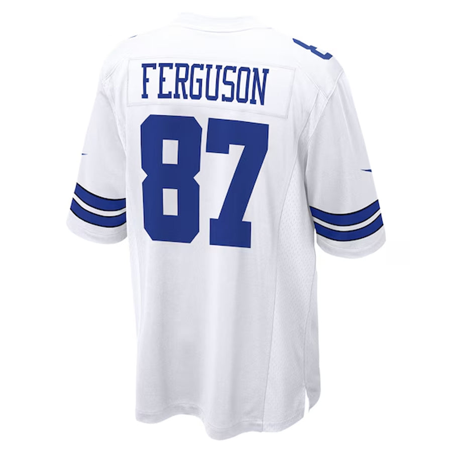 Crovyle D.Cowboys #87 Jake Ferguson Player White Home Game Stitched Jerseys