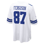 Crovyle D.Cowboys #87 Jake Ferguson Player White Home Game Stitched Jerseys