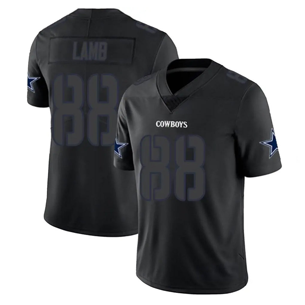Crovyle D.Cowboys #88 CeeDee Lamb Player Black Impact Limited Home Game Stitched Jerseys