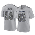 Crovyle D.Cowboys #88 CeeDee Lamb Player Gray Atmosphere Fashion Home Game Stitched Jerseys