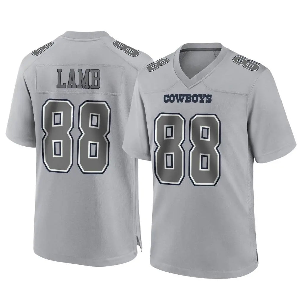 Crovyle D.Cowboys #88 CeeDee Lamb Player Gray Atmosphere Fashion Home Game Stitched Jerseys