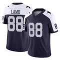 Crovyle D.Cowboys #88 CeeDee Lamb Player Navy-White Limited Alternate Vapor F.U.S.E. Home Game Stitched Jerseys