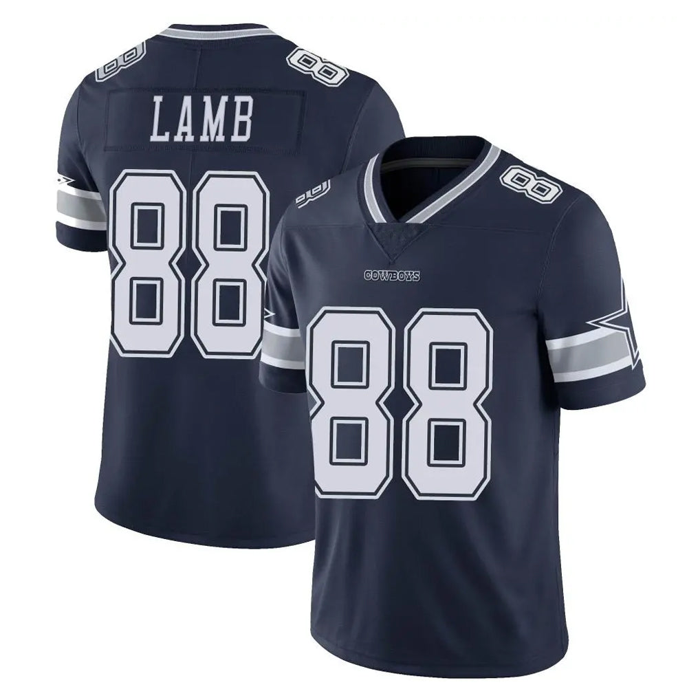 Crovyle D.Cowboys #88 CeeDee Lamb Player Navy Vapor Untouchable Limited Home Game Stitched Jerseys