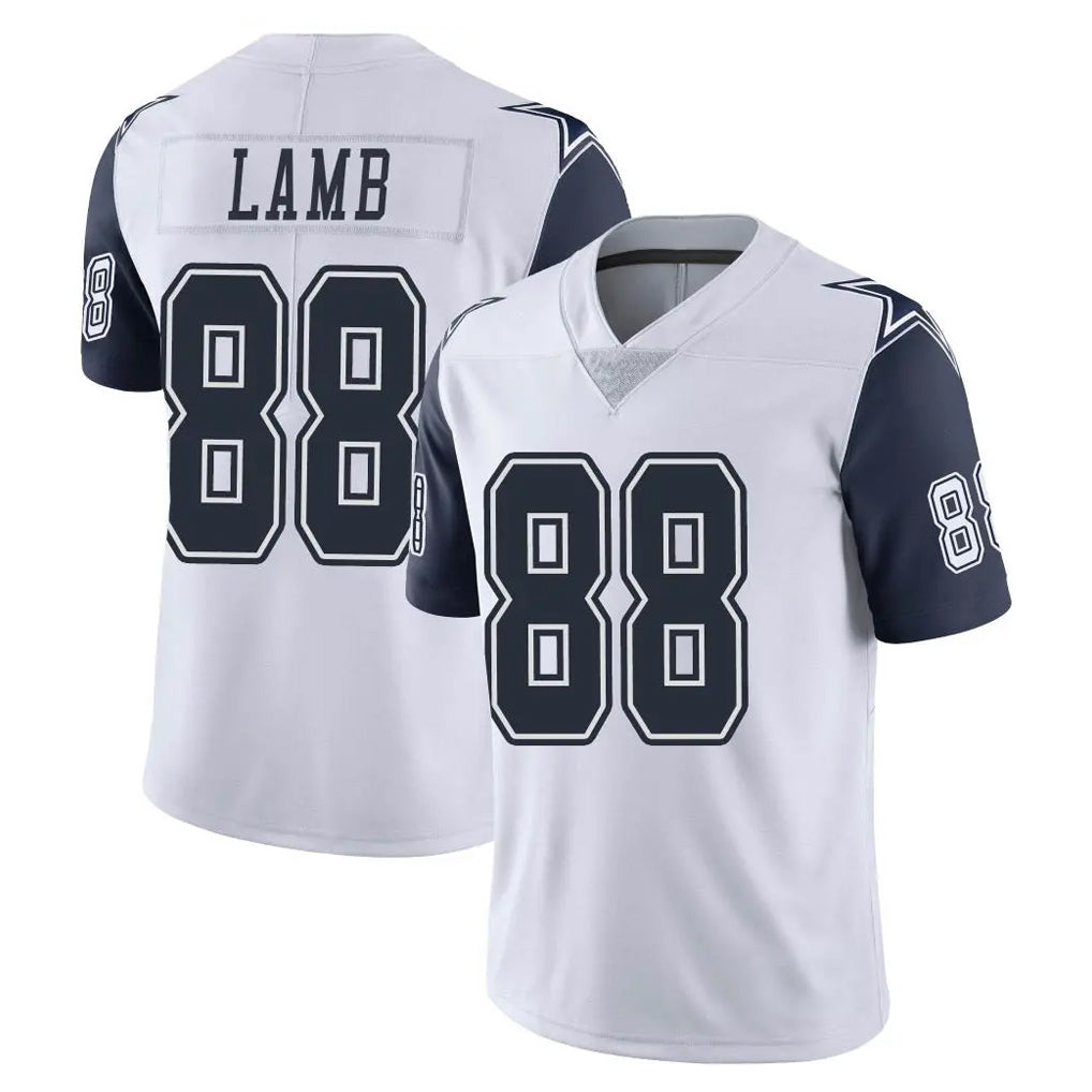 Crovyle D.Cowboys #88 CeeDee Lamb Player White-Navy Limited Color Rush Vapor Untouchable Home Game Stitched Jerseys