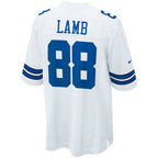Crovyle D.Cowboys #88 CeeDee Lamb Player White Home Game Stitched  Jerseys