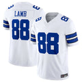 Crovyle D.Cowboys #88 CeeDee Lamb Player White Limited Vapor F.U.S.E. Home Game Stitched Jerseys