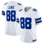 Crovyle D.Cowboys #88 CeeDee Lamb Player White Limited Vapor F.U.S.E. Home Game Stitched Jerseys