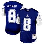 Crovyle D.Cowboys #8 Troy Aikman Navy Legacy Replica Jersey American Stitched  Jerseys