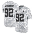 Crovyle D.Cowboys #92 Quinnen Williams Player Arctic Camo Salute to Service Limited Home Game Stitched Jerseys
