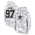 Crovyle D.Cowboys #97 Kenny Clark Player Arctic Camo Salute to Service Hoodies Limited Game Stitched Jerseys