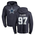 Crovyle D.Cowboys #97 Kenny Clark Player Navy Pullover Hoodies Limited Stitched Jerseys