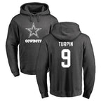 Crovyle D.Cowboys #9 KaVontae Turpin Player Ash One Color Pullover Hoodie Limited Stitched Jerseys