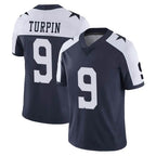 Crovyle D.Cowboys #9 KaVontae Turpin Player Navy-White Limited Alternate Vapor Untouchable Home Game Stitched Jerseys