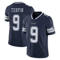 Crovyle D.Cowboys #9 KaVontae Turpin Player Navy Vapor Untouchable Limited Home Game Stitched Jerseys