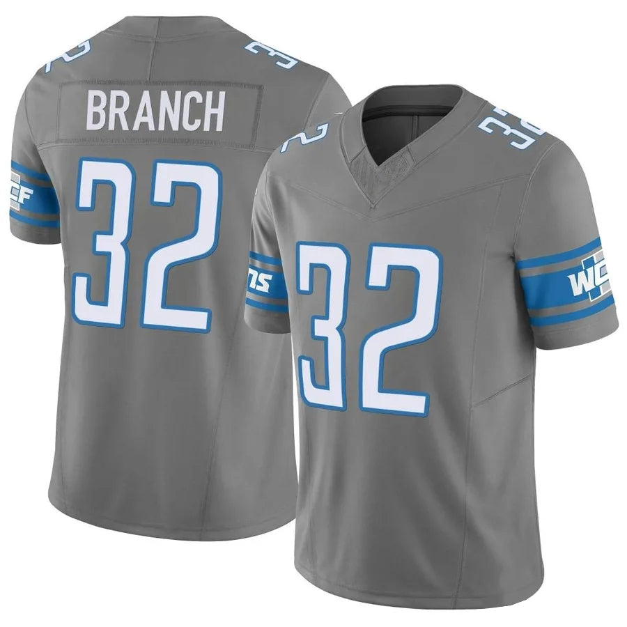 Crovyle D.Lions #32 Brian Branch Player Gray Vapor F.U.S.E. Limited Stitched Jerseys