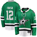 Crovyle D.Stars #12 Radek Faksa Kelly Green Home Breakaway Jerseys