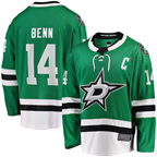 Crovyle D.Stars #14 Jamie Benn Kelly Green Home Premium Jerseys